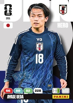 Ayase Ueda Japan Panini FIFA World Cup 2026 Adrenalyn XL #261